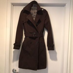 Zara Chocolate brown trench coat